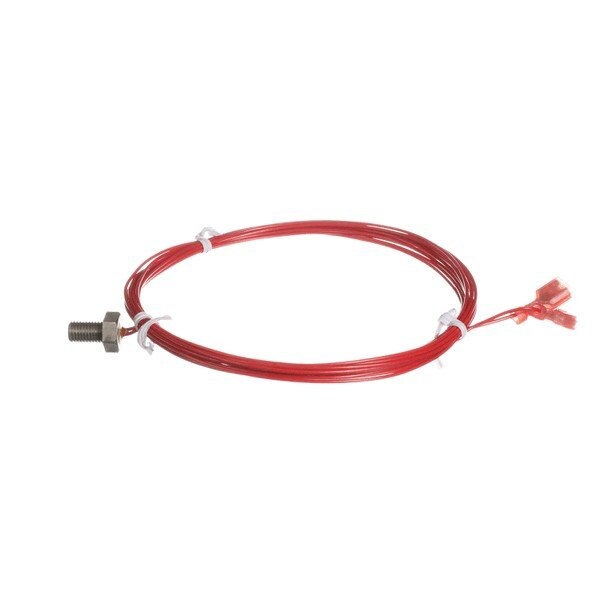 Thermistor, Hi-Temp, Red , 8in